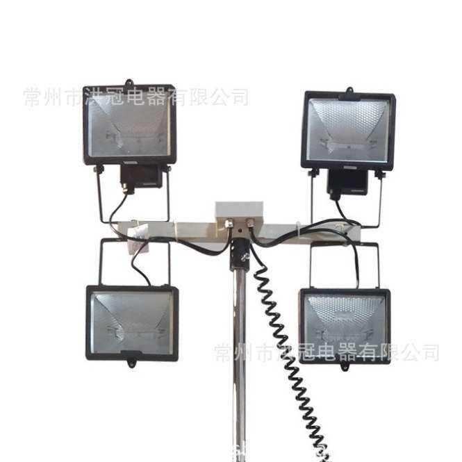 厂家直销户外应急升降照明车不锈钢移动升降杆手动照明灯组led