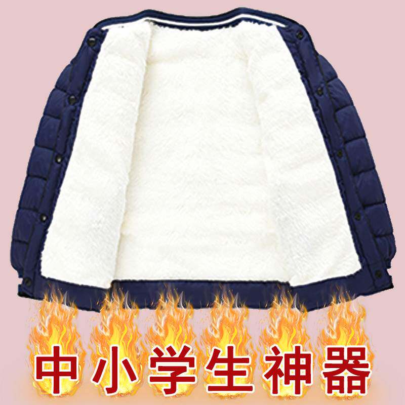 套校服内胆神器男童羽绒棉衣中大童女内搭儿童男冬季棉服上衣神奇