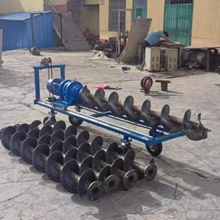 路下穿管打洞机全螺旋20米水平钻孔机锚杆支架管道疏通一机多用