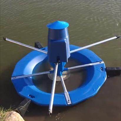 曝气推浪式增氧泵卷浪机造浪式扬水机双速增氧机