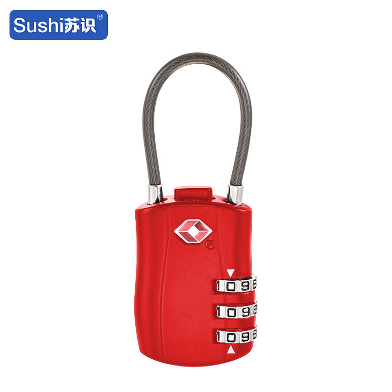 苏识TSA303红TSA密码锁挂锁(计价单位:个)红