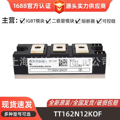 TT162N12KOF TT162N14KOF TT162N16KOF可控硅电源模块 型号齐全