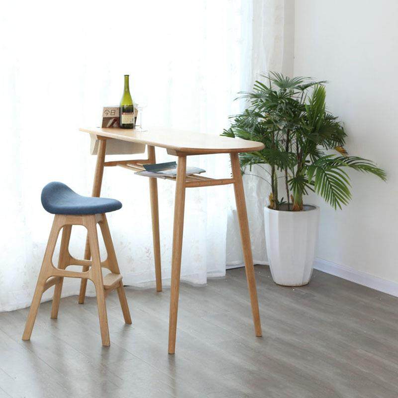 北欧橡木吧台桌现代简约实木家用高脚隔断桌冲浪板日式酒吧桌,电子元器件市场,其它元器件,淘宝优惠券,粉丝福利购,淘宝优惠卷