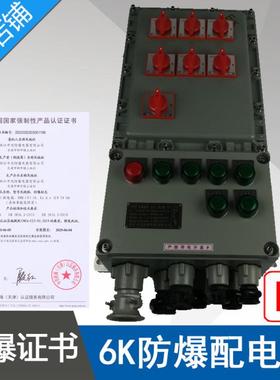 1进6出防爆照明动力配电箱BXMD51BXMD58-6K防爆配电箱ExdbebIIBT4