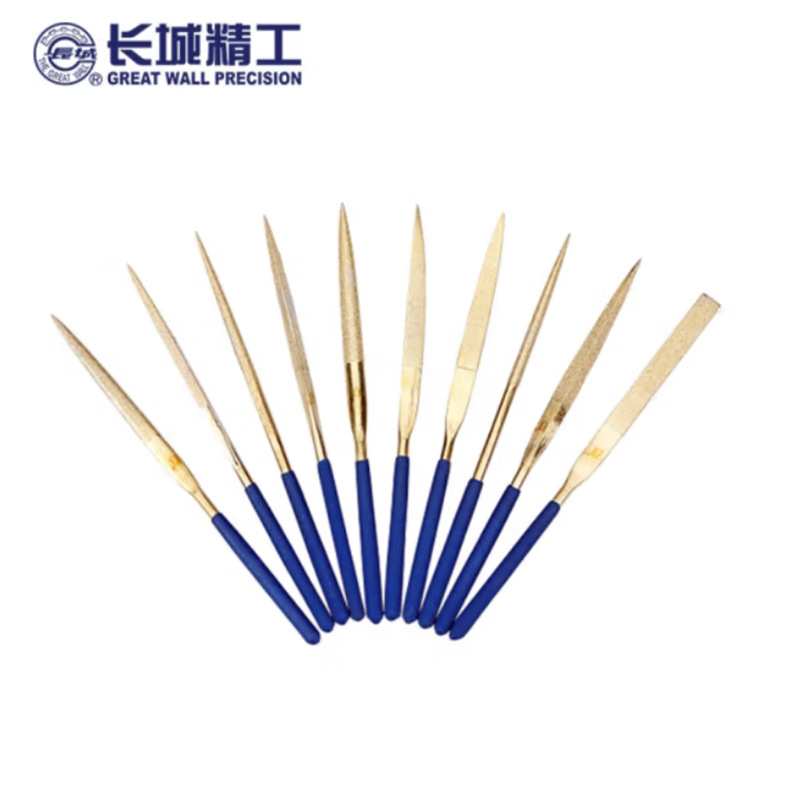 长城 10pcs镀钛金刚石什锦锉 3*140mm 413932