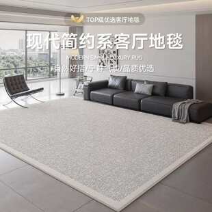 地毯客厅防水防污新款简约卧室床边毯可擦易打理大面积全铺地垫