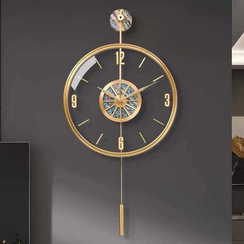 艺术创意家用高级表客厅挂钟2025现代轻奢时钟挂墙 wall clock