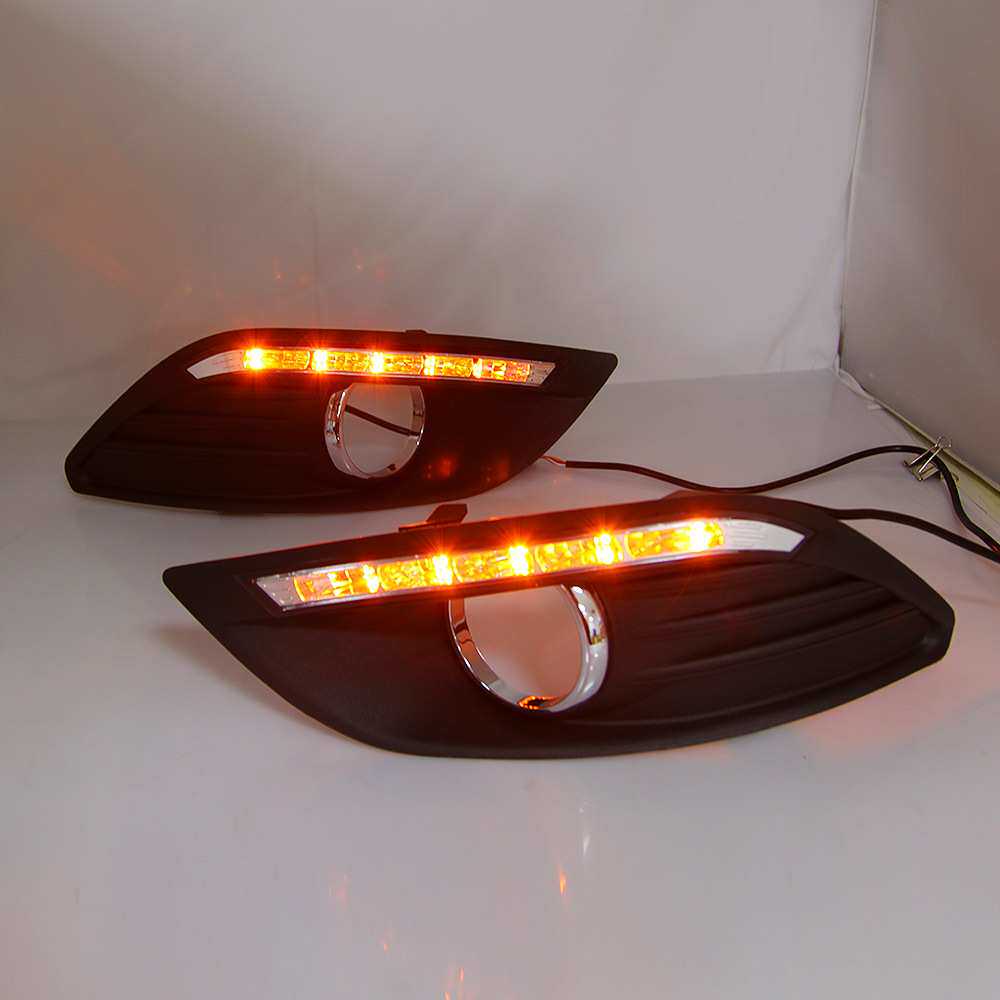 经典福克斯三厢日行灯 福克斯3厢LED日间行车灯福克斯3厢日行灯