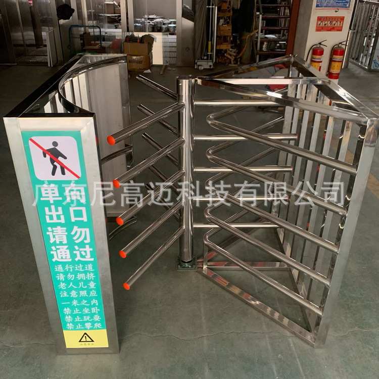出口单向转闸 手动旋转单限装置 广州南站半高单向旋转门厂家现货