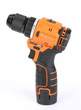 钢盾工具12V双速无刷锂电钻充电式电动螺丝刀两电一充S700101