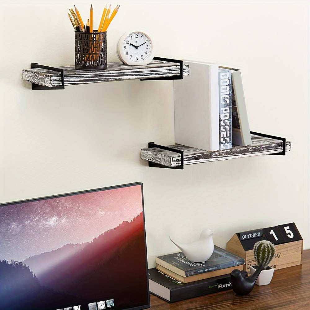 2PCS美式两层简约实木壁挂置物架客厅卧室创意家居一字隔板墙壁储,模玩/动漫/周边/娃圈三坑/桌游,模型制作工具/辅料耗材,淘宝优惠券,粉丝福利购,淘宝优惠卷