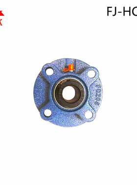 FK/泛科带凸台圆形座偏心套锁HCFC204 HCFC205 HCFC206外球面轴承