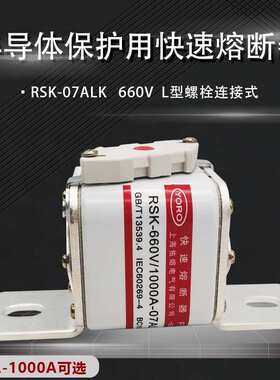 快速熔断器RSK-660V-1000A-07ALK 上海佑熔电气有限公司