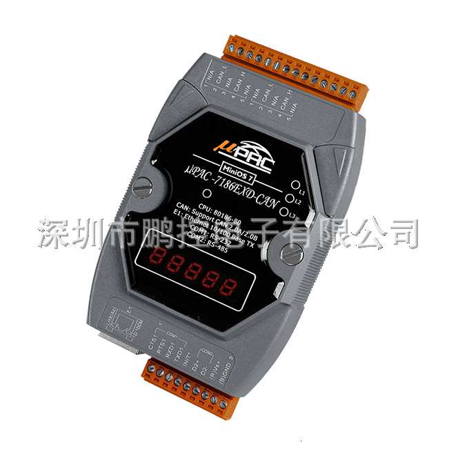 uPAC-7186EXD-CAN 泓格 CAN总线以太网可编程自动化控制器