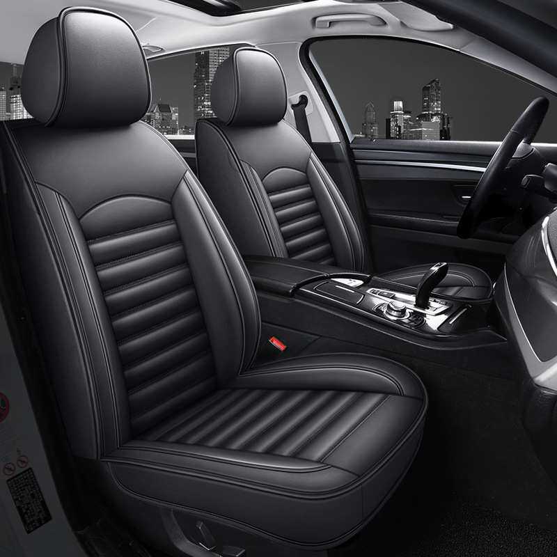 24年Car seat cover新款座垫全包分体头全皮汽车坐垫四季通用座套