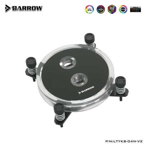 Barrow INTEL平台专用喷射型微水道CPU水冷头绚透版 LTYKB-04N-V2