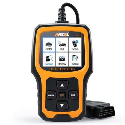 清货样品AD410 OBD2 Diagnostic Tool Automotive Scanner橙色