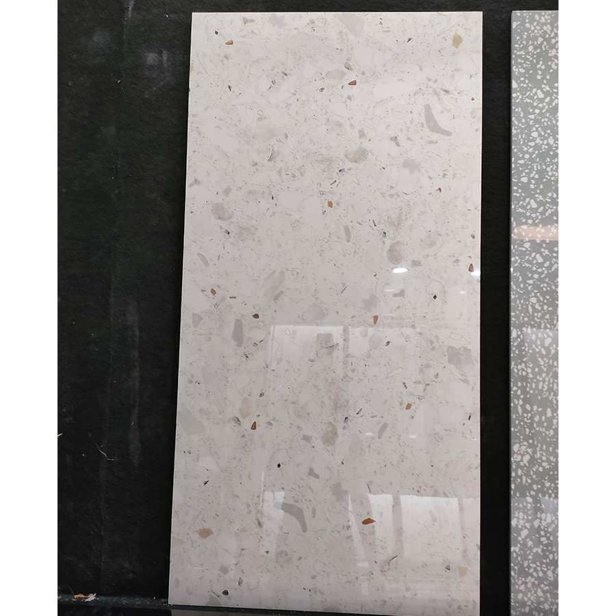 600X1200水磨石亮光通体砖酒店客厅墙砖餐饮店面走廊地砖过道瓷砖