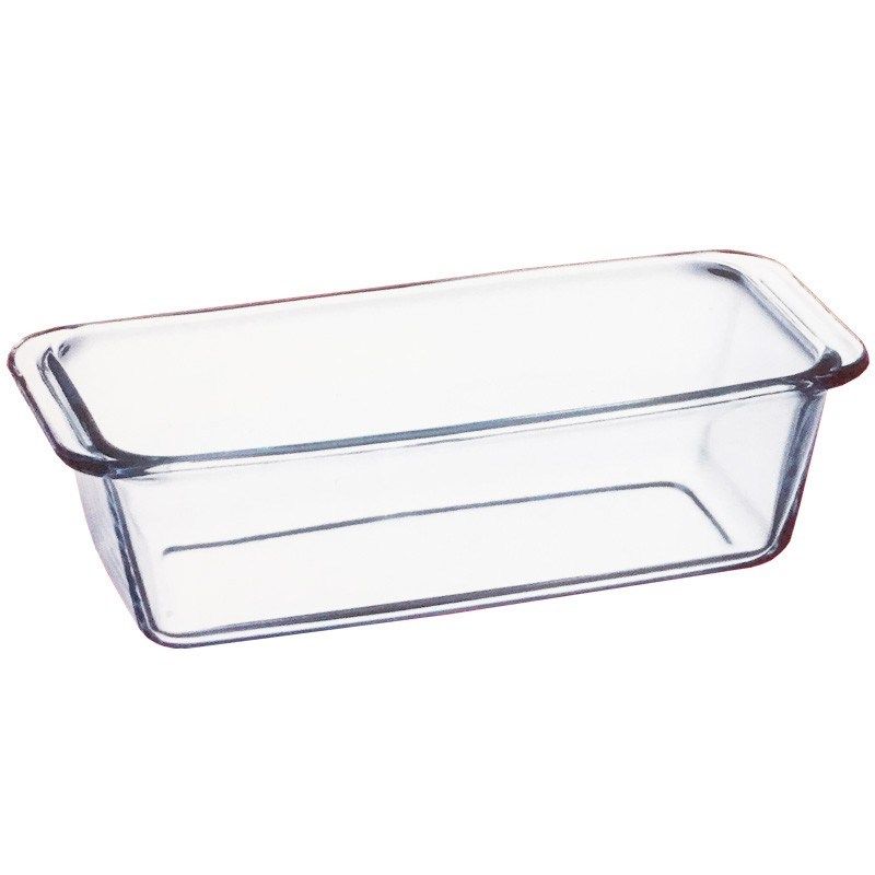 土耳其进口耐热玻璃烘模方糕焙具吐司面包芝士焗饭盘长蛋形水果条
