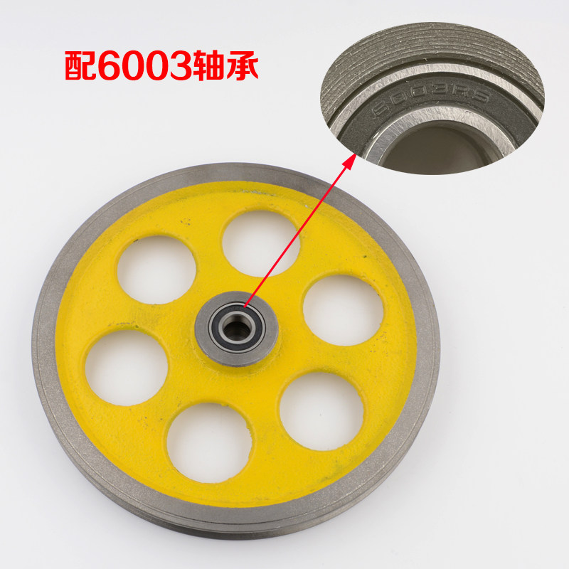 三菱电梯涨紧轮涨紧装置限速器250径20*6003外底250*坑 电梯配件