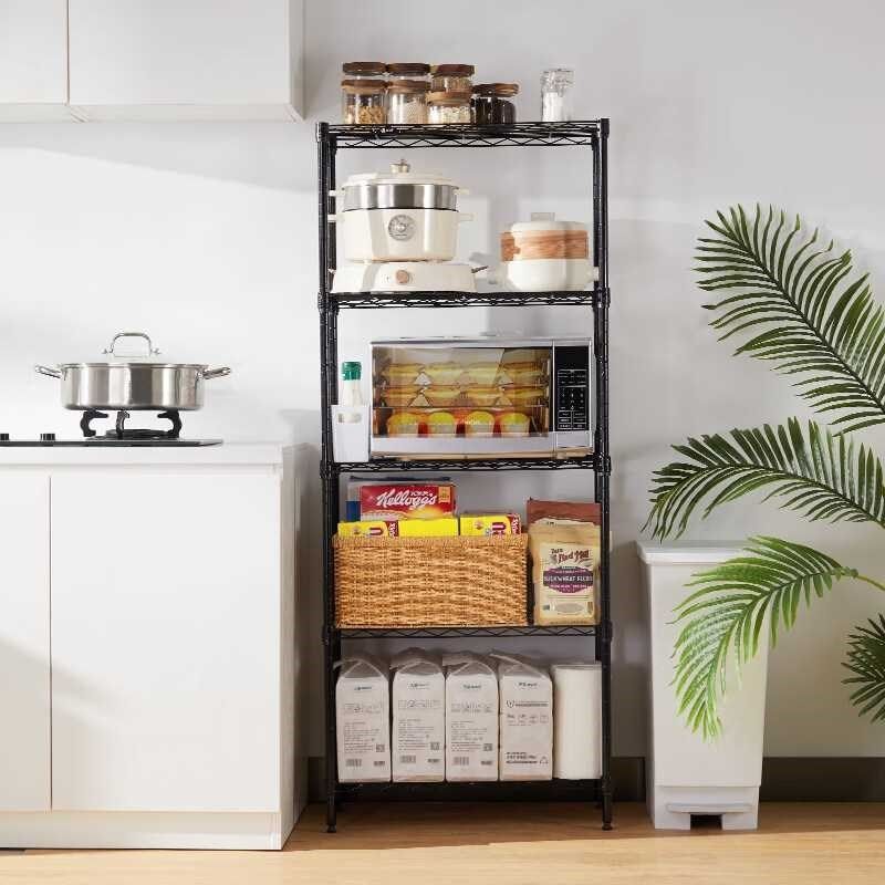 家用厨房置物架多功能微波炉架子落地多K层厨房用品收纳分层货架,商业/办公家具,置物架/陈列架/储物架/展示架,淘宝优惠券,粉丝福利购,淘宝优惠卷