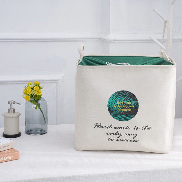 收纳家居生活馆北欧风收纳筐卡通家用衣物布艺脏衣篮可折叠装玩具