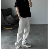 户外休闲裤 PANTS EASY 美式 直筒AD双面纯色基础拉链开衩百搭卫裤