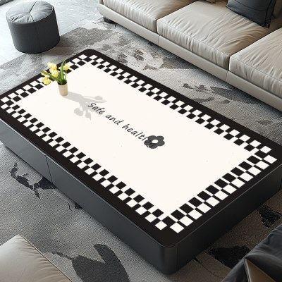 轻奢高级感茶几桌布防油防水免洗防烫客厅电视柜桌垫餐桌布台面垫,居家布艺,茶几垫,淘宝优惠券,粉丝福利购,淘宝优惠卷