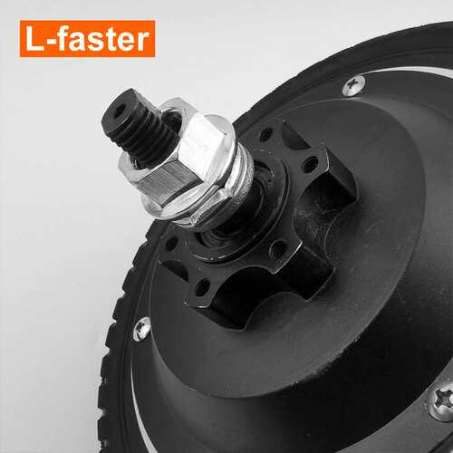 L-faster齿轮350W8英寸低速高扭矩200mm无刷有齿电机轮毂带仪表