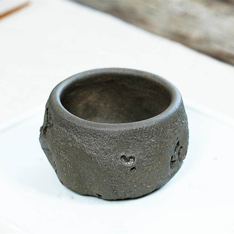 宜兴紫砂主人杯清灰段泥品茗杯小口杯茶碗配壶小杯子