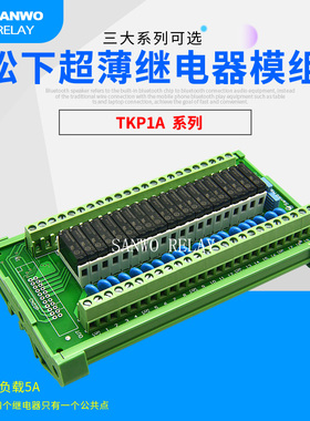 20路SANWO电磁继电器模组PLC输出驱动放大板 TNKP1A-2024组合模块