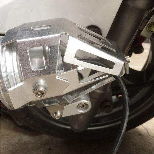 适用银刃250 BJ250T-8 改装射灯支架前雾灯 挡泥板安装底座固定码