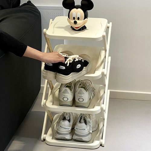 鞋架家用门口多层简易鞋柜经济型鞋子置物架可折叠免安装收纳架子
