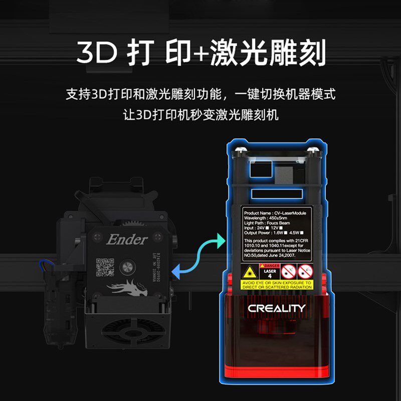 Ender-3 S1 触摸屏激光雕刻4敏3寸灵控触.打印机配件