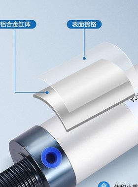 迷你气缸MAL32X110X125X130X150X175X200X250X300X400X500-CA/SCA