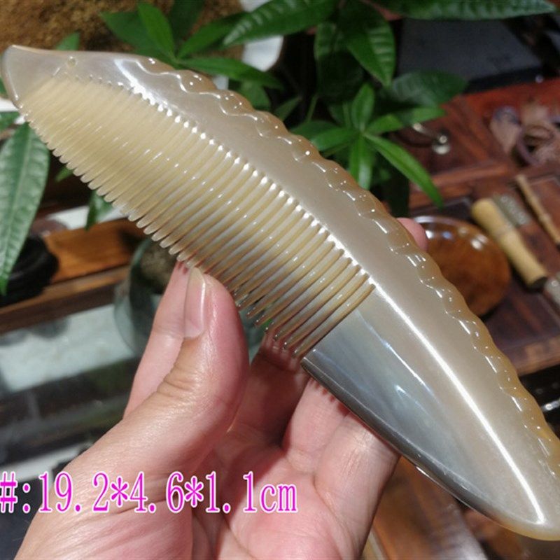 天然白水牛角梳子  小号口袋梳 青岩黄果树梵净山黔东南千户苗寨
