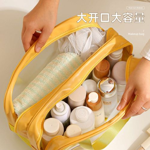 干湿分离洗漱包防水洗浴手提袋新款化妆包便携浴兜游泳洗澡收纳包