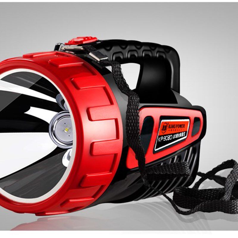 强光手电远射程探照灯手提灯可充电 户外LED大手电筒远射超亮巡逻