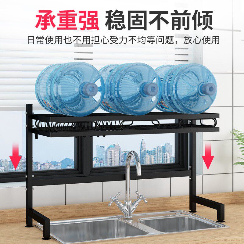 厨房水槽置物架碗架沥水架台面水池洗碗池碗筷碗碟收纳家用多功能