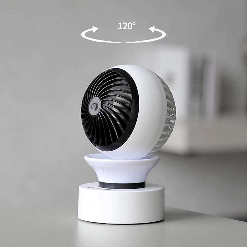 X8台式风扇120°自动摇头带氛围夜灯家居桌面空气循环扇小电风扇,3C数码配件,摄像机配件,淘宝优惠券,粉丝福利购,淘宝优惠卷