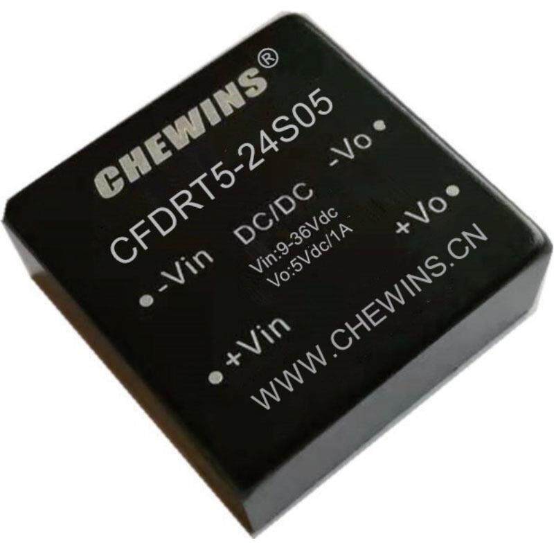 CFDRT5-24S12缓启动功能DC-DC电源模块9-36V输入24V转12V输出5W