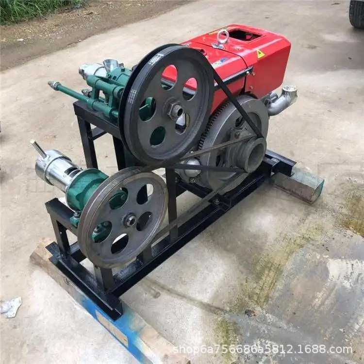柴油电启动十用膨化机 小型低噪音汽油膨化机 五谷杂粮爆米花机