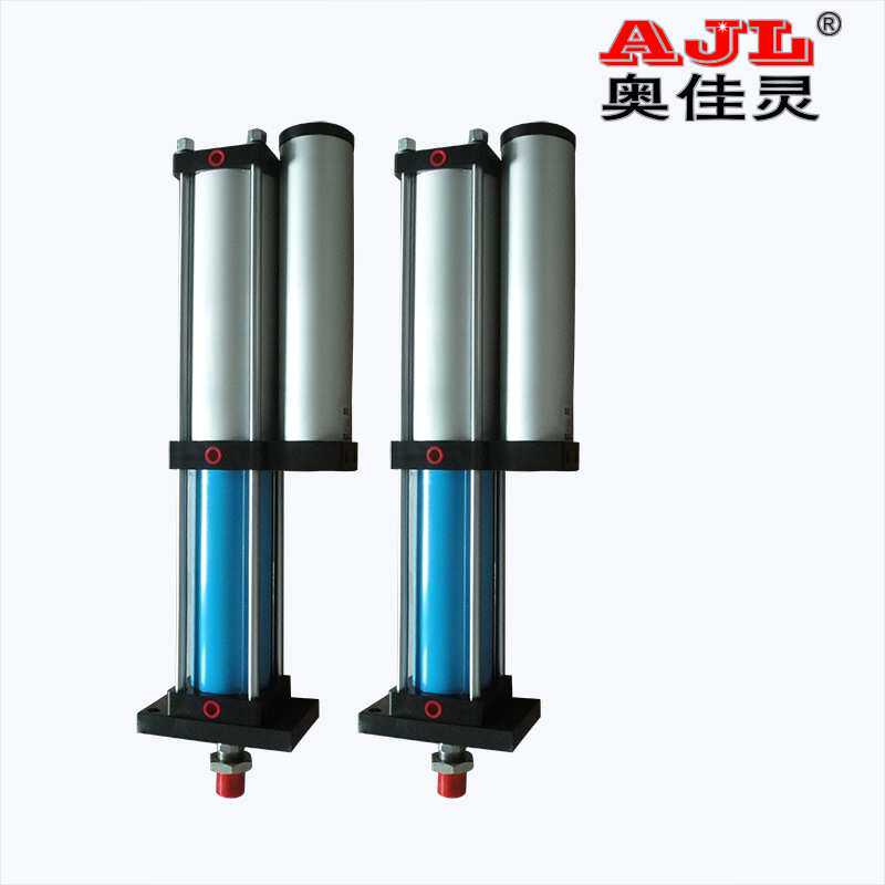 奥佳灵供应10吨行程可调气液增压缸 MPT100*10*10T增圧气缸