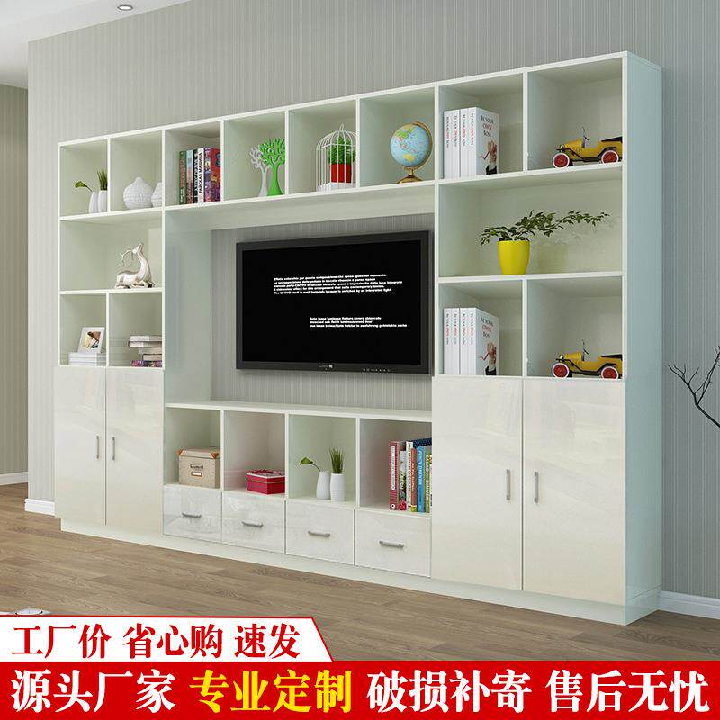 客厅高款电视柜组合墙柜简单主卧可放电视多功能高柜收纳储物柜子