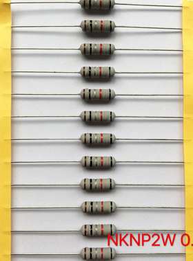无感绕线电阻NKNP 2W 0R1 渡锡铜线