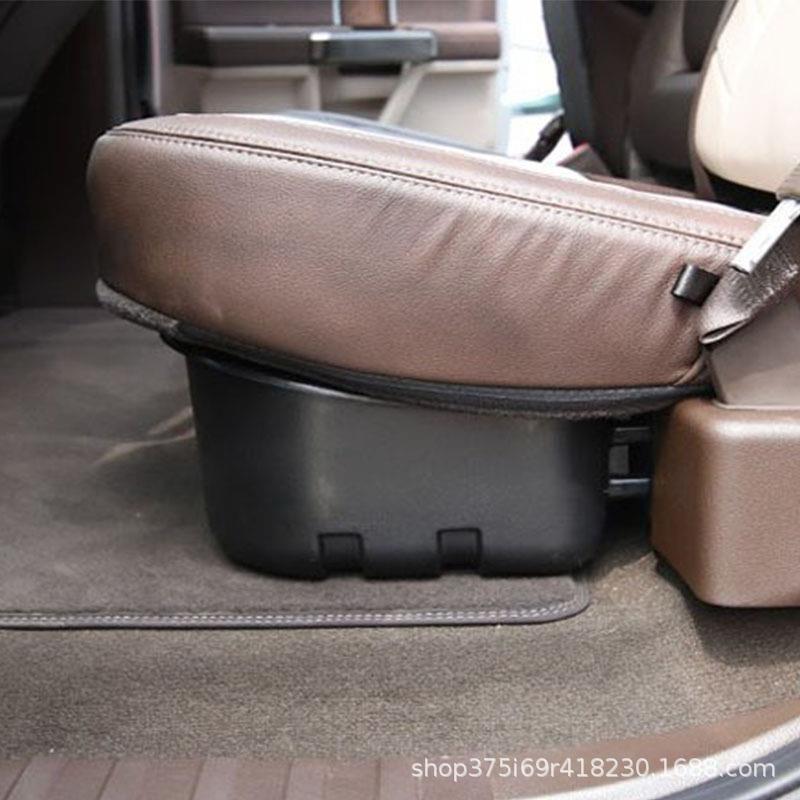 适用15-24年福特猛禽f150后排座椅下储物盒猛禽工具箱 f150杂物箱