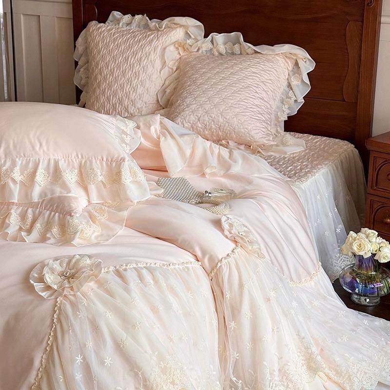 公主风柔软全棉四件套浪漫法式蕾丝刺绣花边被套床盖款床上用品,玩具/童车/益智/积木/模型,毛绒/玩偶/公仔/布艺类玩具,淘宝优惠券,粉丝福利购,淘宝优惠卷