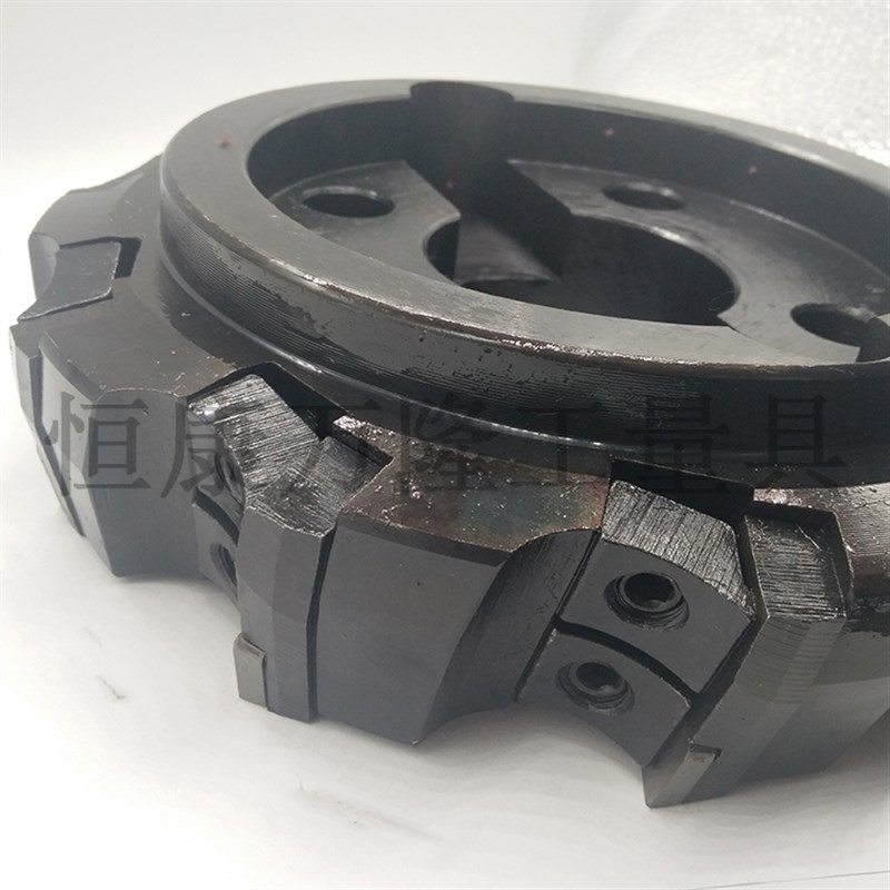 可转位带柄铣刀盘63/80/100mm*75度/90度莫氏4#柄/R8柄正反刀盘