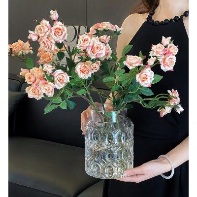 法式复古透明玻璃花瓶网红轻奢高级感水培鲜花客厅餐桌装饰插花器,鲜花速递/花卉仿真/绿植园艺,花瓶,淘宝优惠券,粉丝福利购,淘宝优惠卷