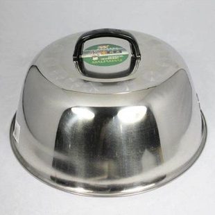 永宝锅盖不锈钢立盖加高加厚32/33/37/49cm包特大炒锅锅盖